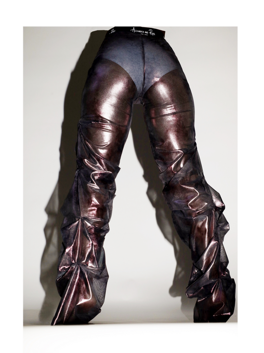 EASY KILL PANTS- Metallic Smoke