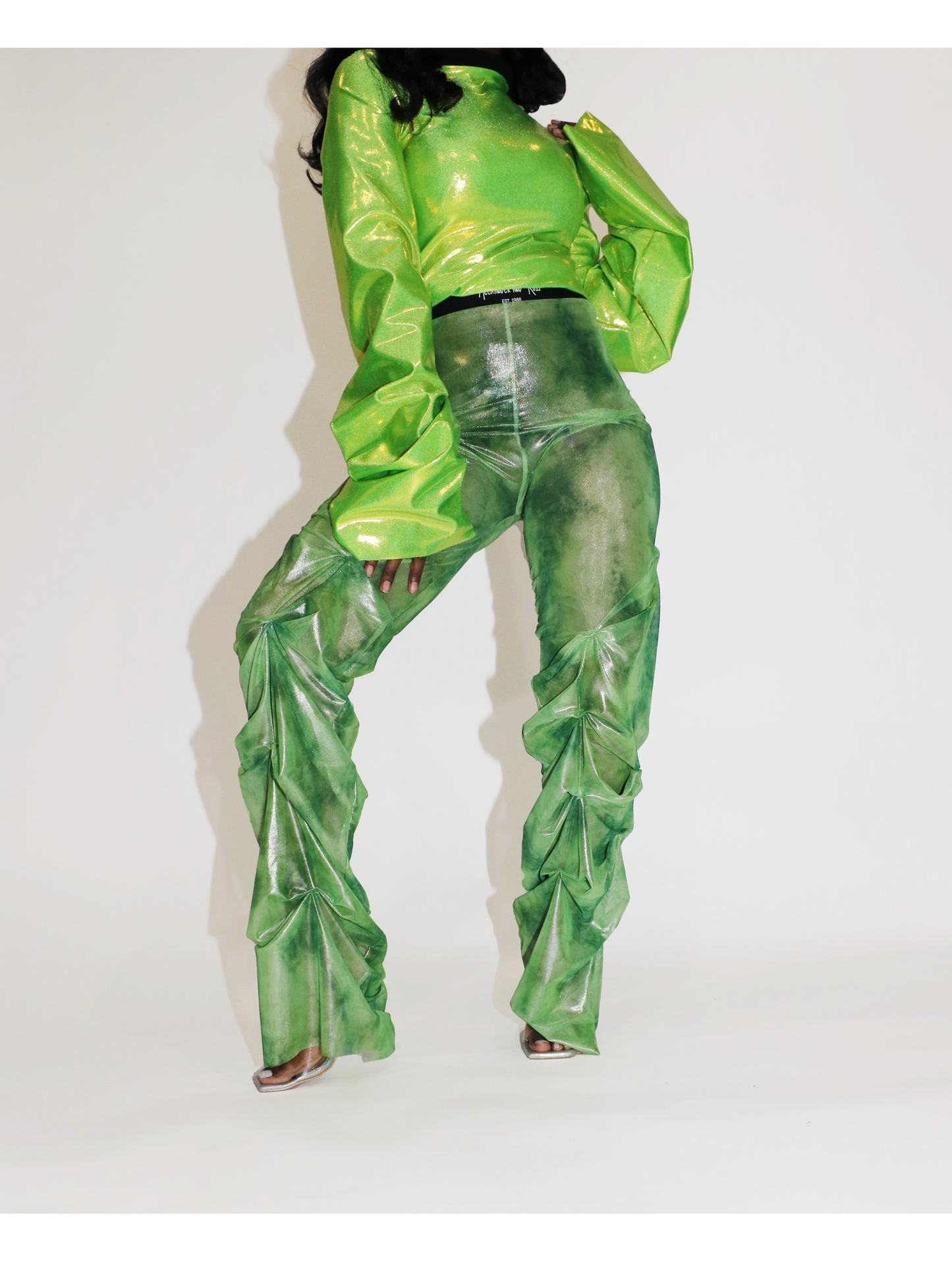 EASY KILL PANTS- Metallic Smoke