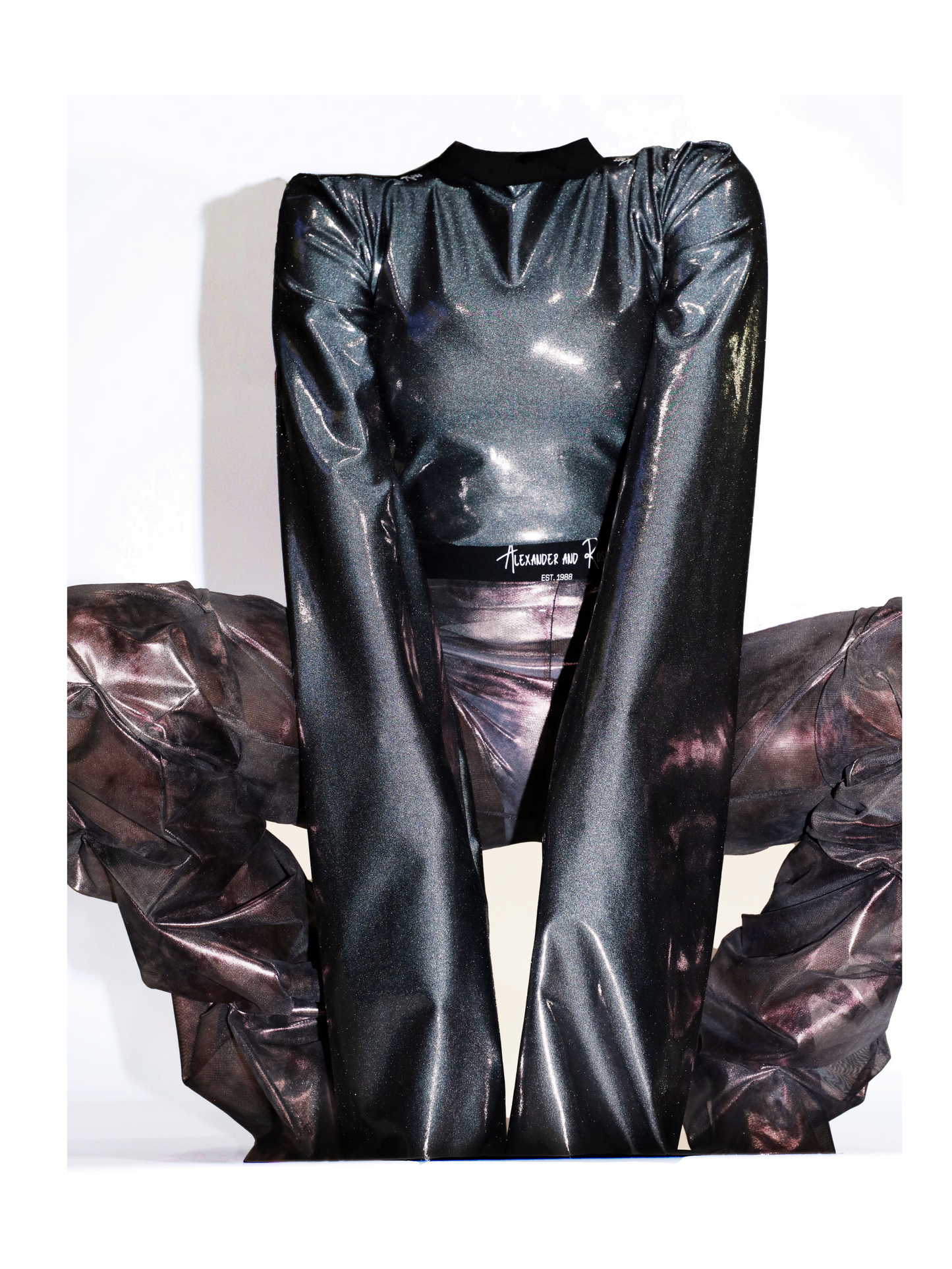 EASY KILL PANTS- Metallic Light Blue