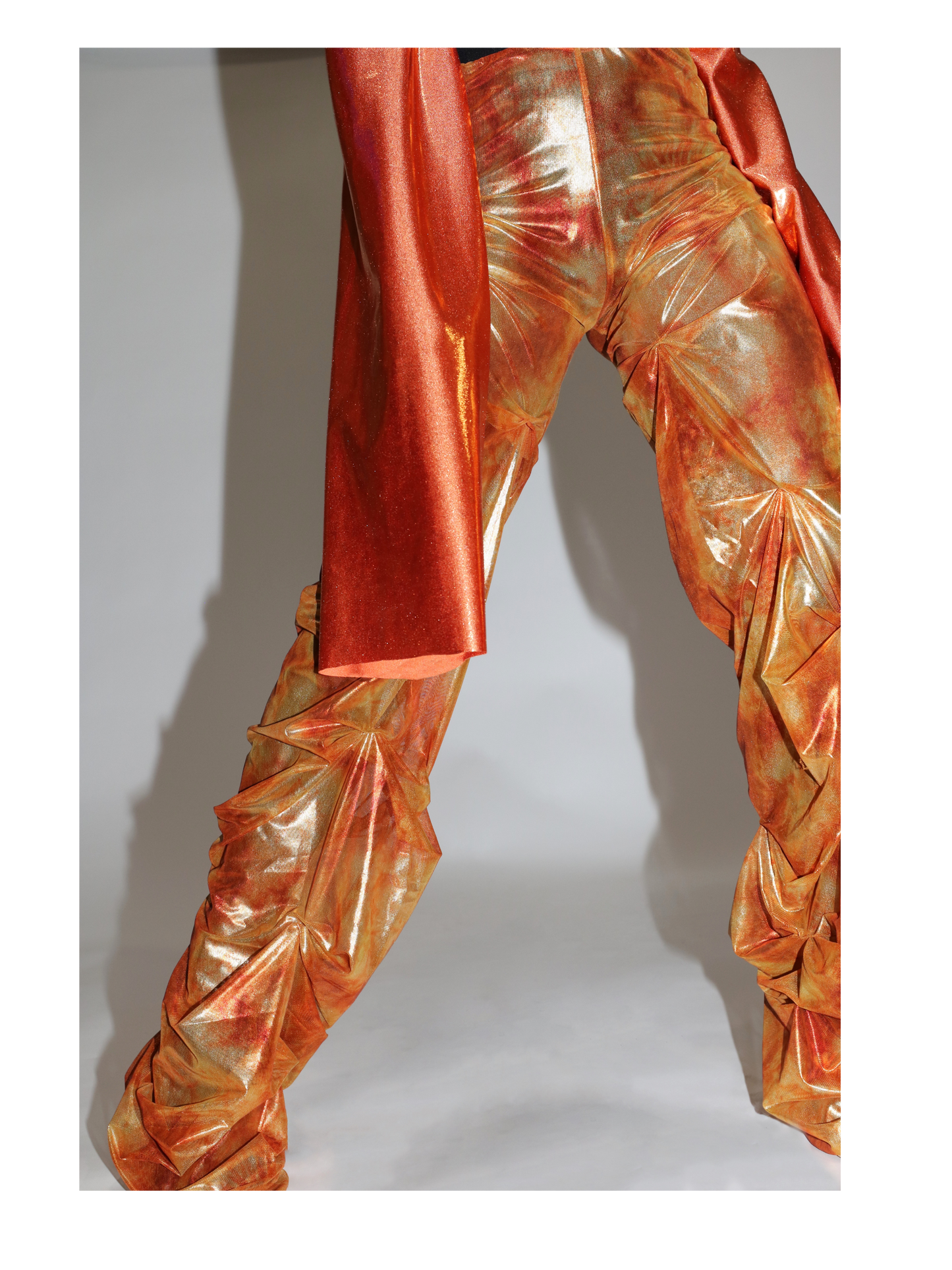 EASY KILL PANTS- Metallic Light Blue