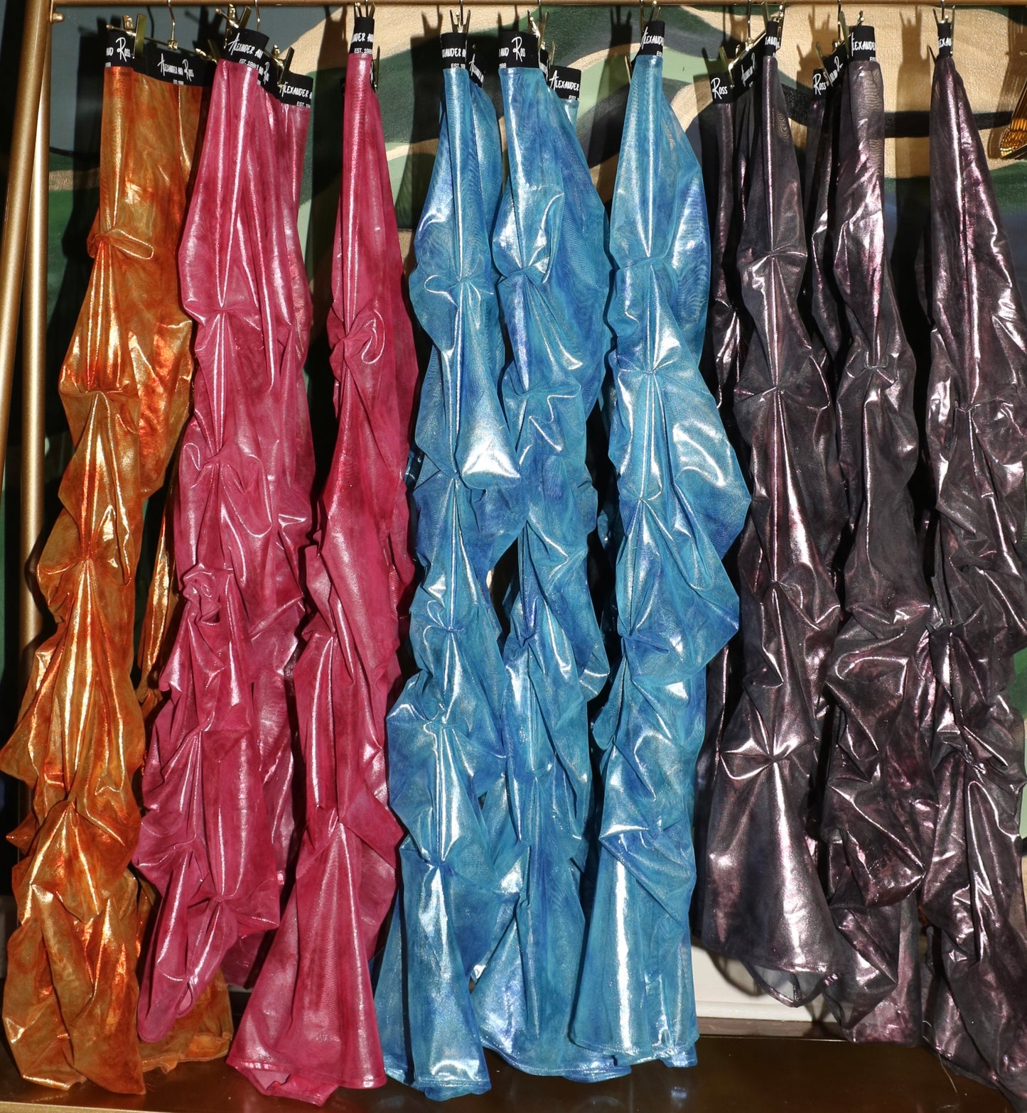 EASY KILL PANTS- Metallic Light Blue