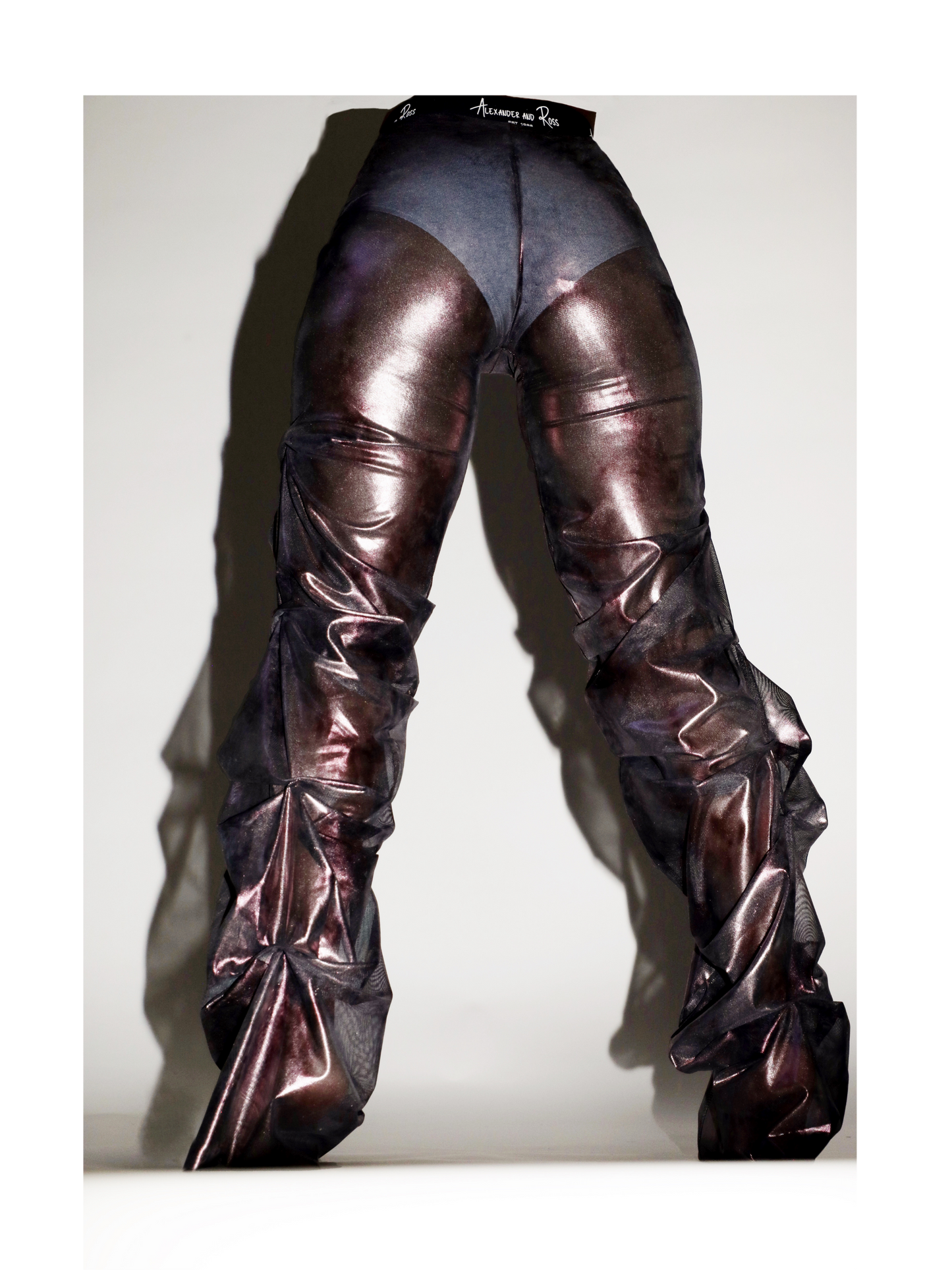EASY KILL PANTS- Metallic Light Blue